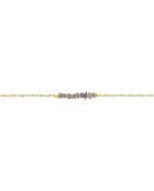 Bracelet Inde Chipsy Tanzanite & Agate blanche