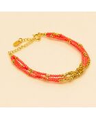 Bracelet Delhi Corail