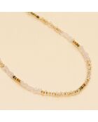 Collier Pacific Tourmaline & Quartz rose