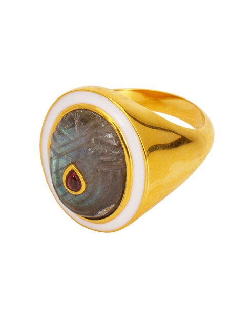 Bague Kenya Labradorite