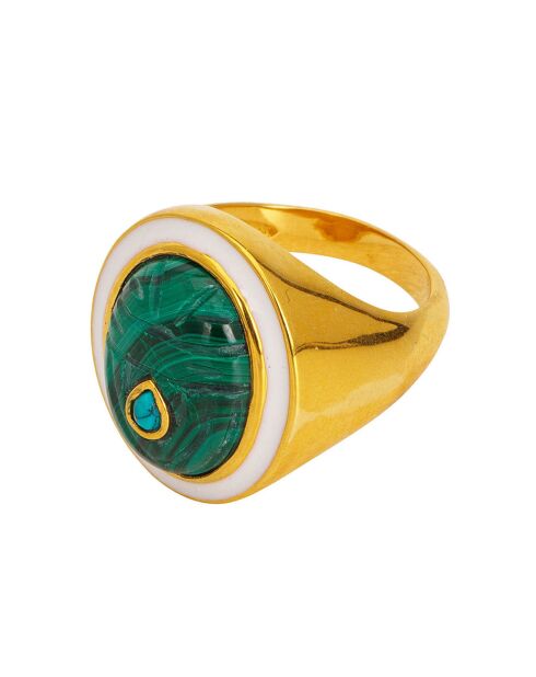 Bague Kenya Malachite