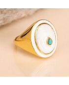 Bague Kenya Nacre