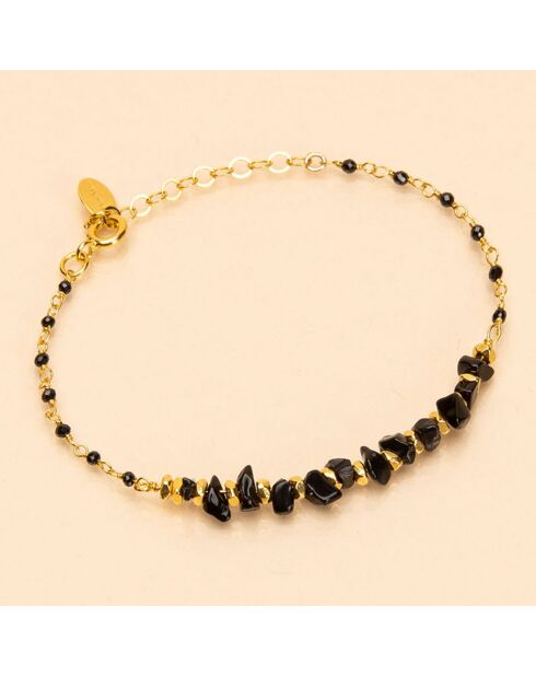 Bracelet Inde Chipsy Onyx noir