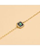 Bracelet Gatsby bleu foncé