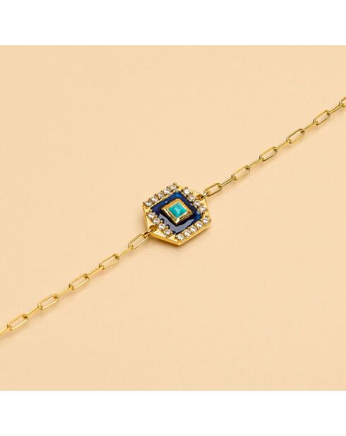Bracelet Gatsby bleu foncé