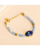 Bracelet Kenya Opale bleue