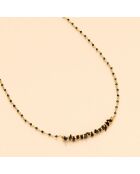 Collier Inde Chipsy Onyx noir