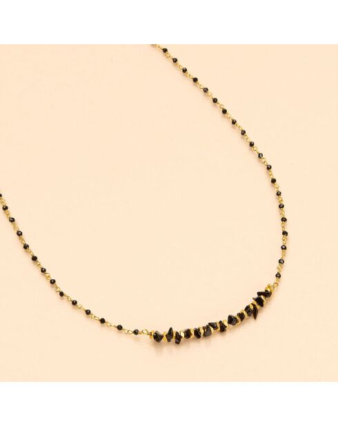 Collier Inde Chipsy Onyx noir