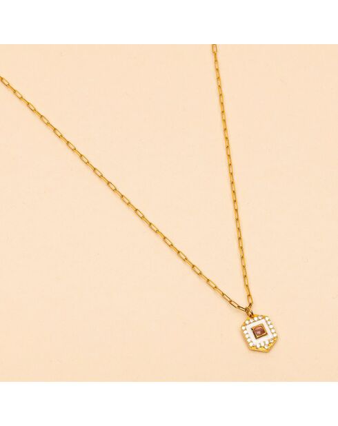 Collier Gatsby blanc