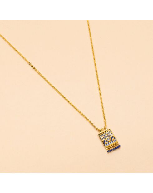 Collier Ndebele bleu