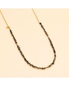 Sautoir Pacific Onyx noir