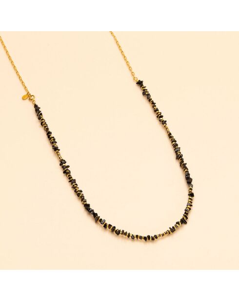 Sautoir Pacific Onyx noir