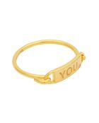 Bague You en Laiton doré