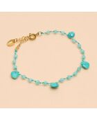 Bracelet Pondy Amazonite & Turquoise