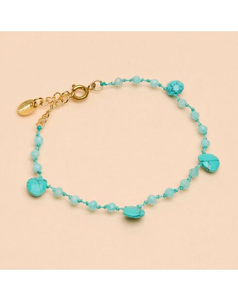 Bracelet Pondy Amazonite & Turquoise