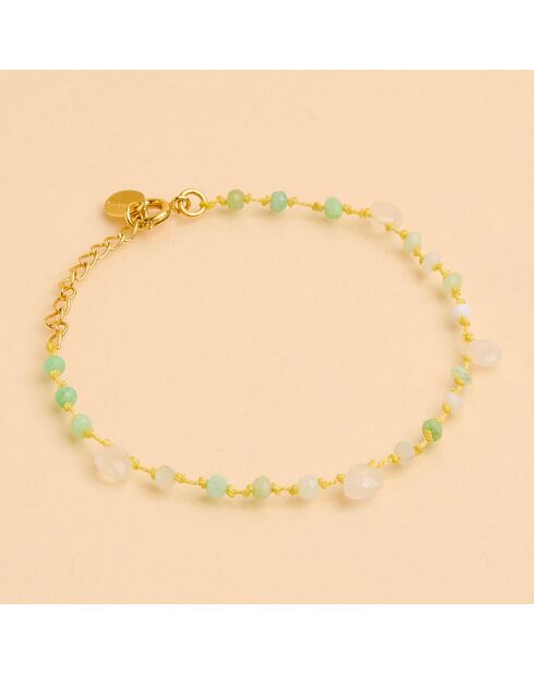 Bracelet Pondy Lime Pierre de Lune