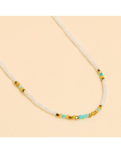 Collier Adriatic Multi Pierres jaune