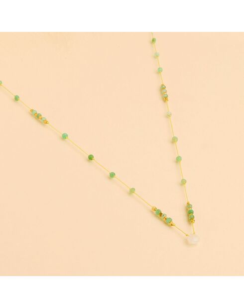 Collier Long Pondy Pierre de Lune