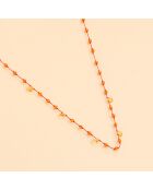 Collier Pondy Cornaline & Citrine