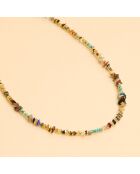 Collier Pacific Turquoise & Multi Pierres