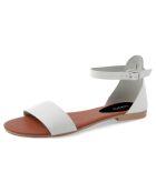 Sandales en Cuir Alba blanches