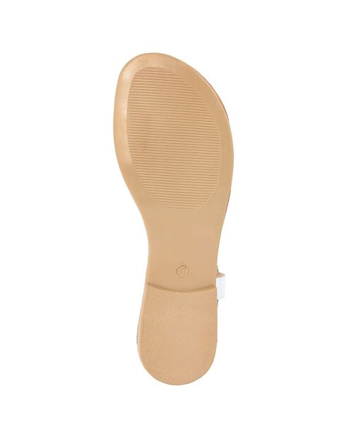 Sandales en Cuir Alba cognac