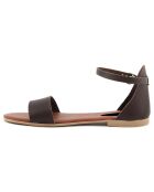 Sandales en Cuir Alba marron