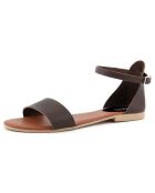 Sandales en Cuir Alba marron