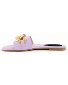 Mules Laura violettes