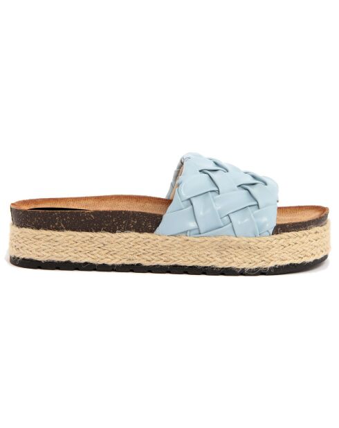 Mules Marina bleues