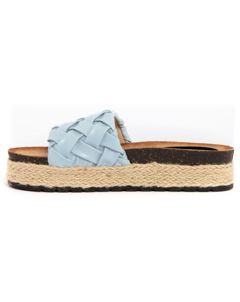 Mules Marina bleues