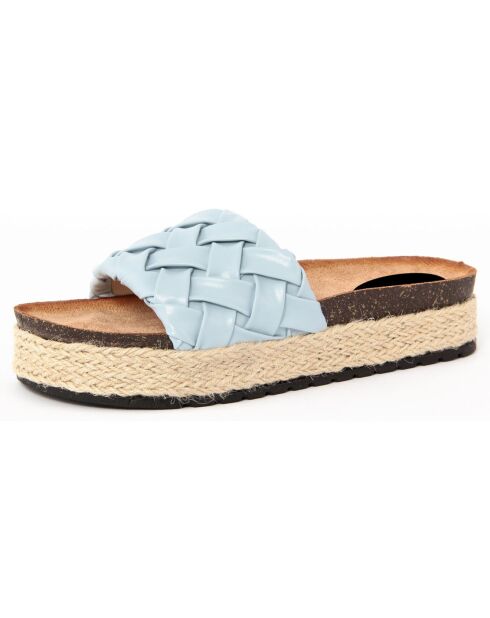Mules Marina bleues
