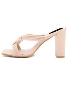Mules Josepha beiges - Talon 7 cm