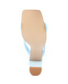 Mules Josepha bleues - Talon 7 cm