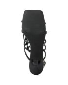 Sandales Sarra noires - Talon 10 cm