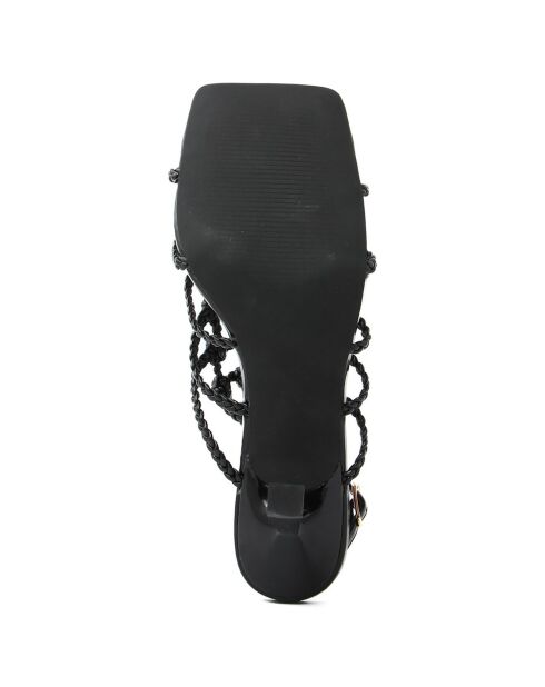 Sandales Sarra noires - Talon 10 cm