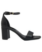 Sandales Julie noires - Talon 7 cm