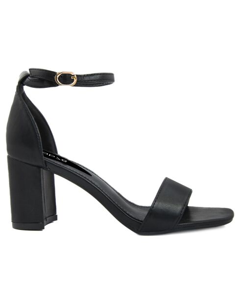 Sandales Julie noires - Talon 7 cm