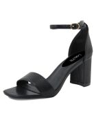 Sandales Julie noires - Talon 7 cm