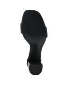 Sandales Julie noires - Talon 7 cm