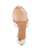 Sandales Audrey argentées - Talon 9 cm