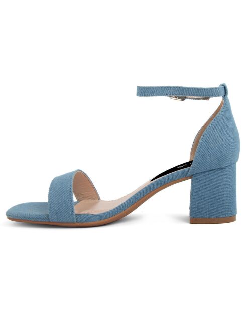 Sandales Elsa jean - Talon 6 cm