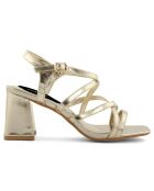 Sandales Milla dorées - Talon 8 cm