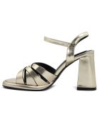 Sandales Salomé dorées - Talon 9.5 cm