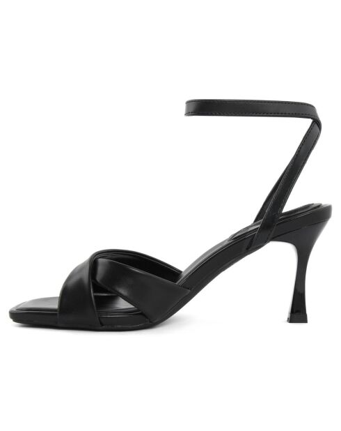 Sandales Marlène noires - Talon 8.5 cm