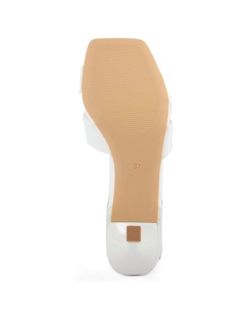 Sandales Marlène blanches - Talon 8.5 cm