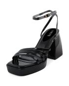 Sandales Louisa noires - Talon 10 cm