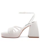 Sandales Louisa blanches - Talon 10 cm