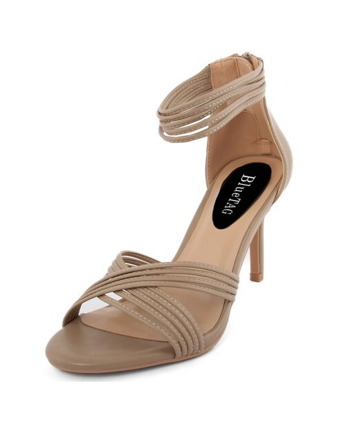 Sandales Colette beiges - Talon 8.5 cm