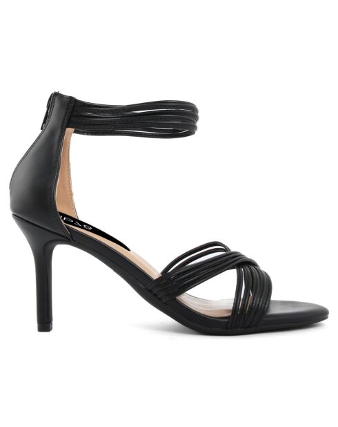 Sandales Colette noires - Talon 8.5 cm